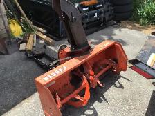 KUBOTA 4 foot BELTDRVEN SNOWBLOWER