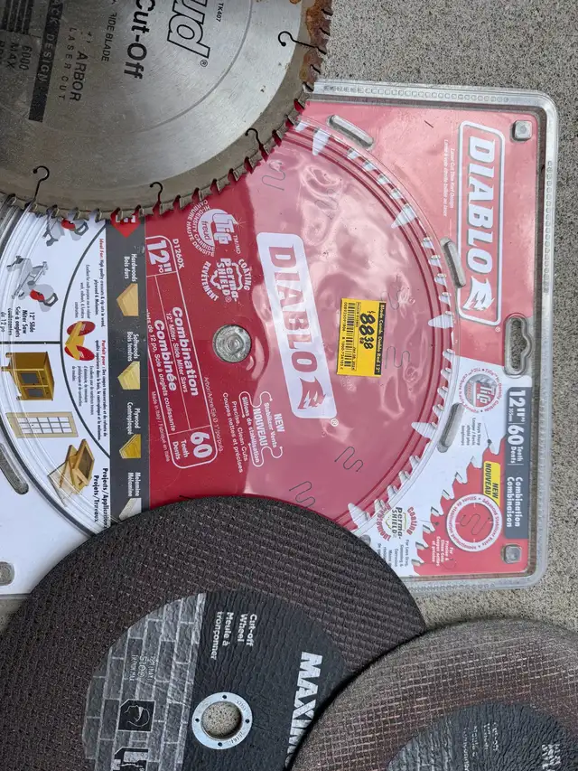 12 Cut Off Saw Blades