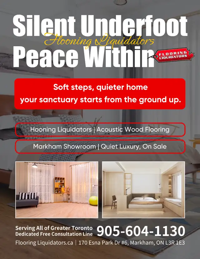 Silent Underfoot Acoustic Wood Flooring | Quieter Home – Markham