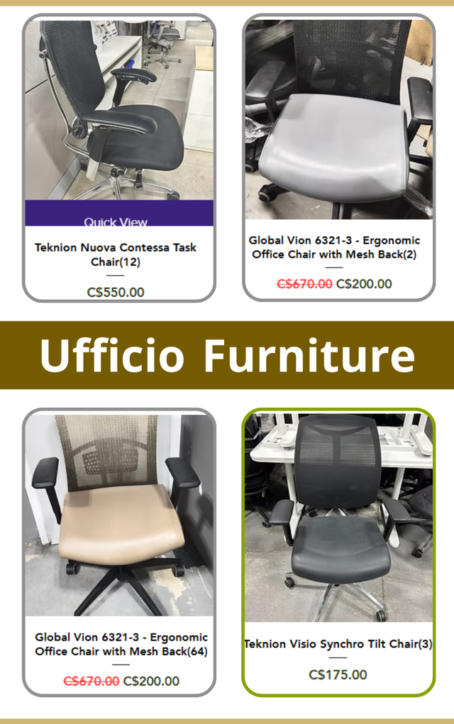 Used Office Furniture Sale-All Over the Canada-Call Us Now!