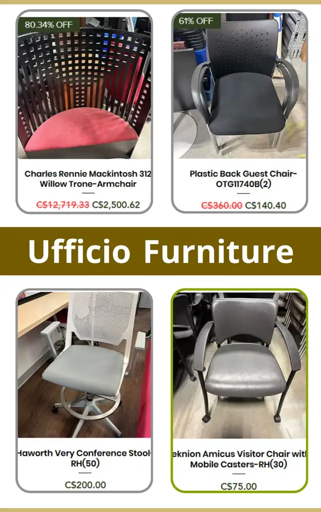 Used Visitor Chair For Sale From Ufficio Furniture-Call Us Now!