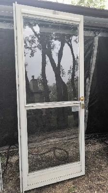 32' x 80 inch full glass storm door with hidden screen - Photo 2
