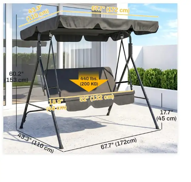 Brand New 3-Seat Swing Special Selling at $99
