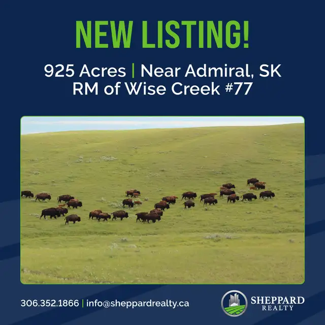925 Acres of Pasture & Hay Land | Admiral, SK Area