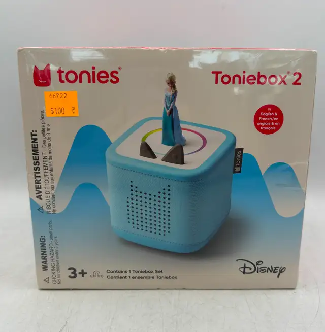 NEW Tonies Disney Frozen Tonie Box 2 Starter Set - Sky Blue
