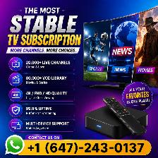 Most stable 4k TV subscription available