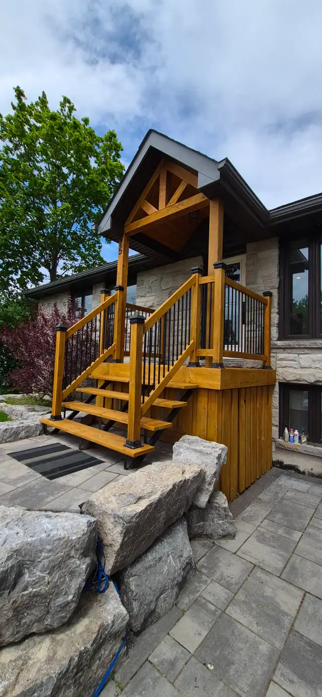 Experience deck builder  outdoor  carpentry contractor