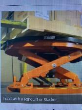 Pallet Lifter/Positioner with Turntable & Skirt, Capacity — 4500