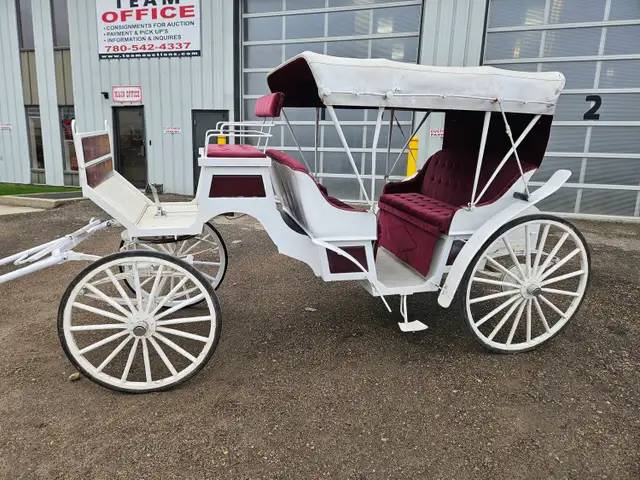 #26FG - Two Well Maintained Horse Drawn Carriages Up for Auction