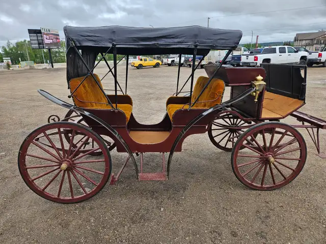 #26FG - Two Well Maintained Horse Drawn Carriages Up for Auction