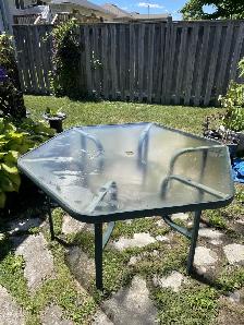 Outdoor Glass Patio Table (5 feet) - Photo 2