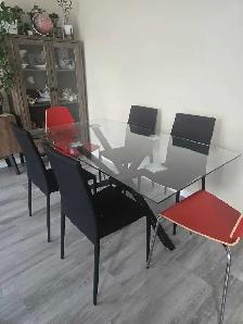 dining table with 6 chairs