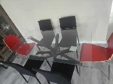 dining table with 6 chairs - Photo 2