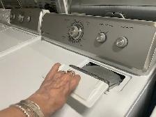 Laveuse sécheuse traditionnelles blanches Maytag - Photo 5