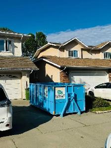 ROLL OFF driveway friendly dumpster bins for rent 7802405567
