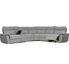 LARGE modern upholstered reclining sectional - Photo 3
