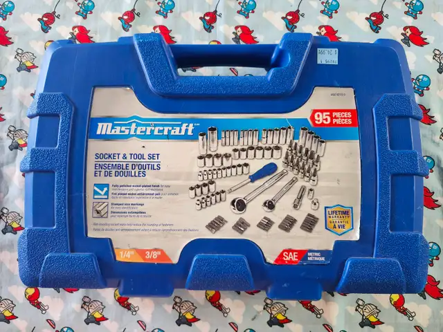 Mastercraft 95 Pieces Socket Set - Missing 1 Piece (#19295)