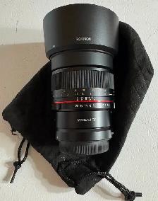 Objectif RF85 f1.4 Rokinon Manuel Focus pour Canon