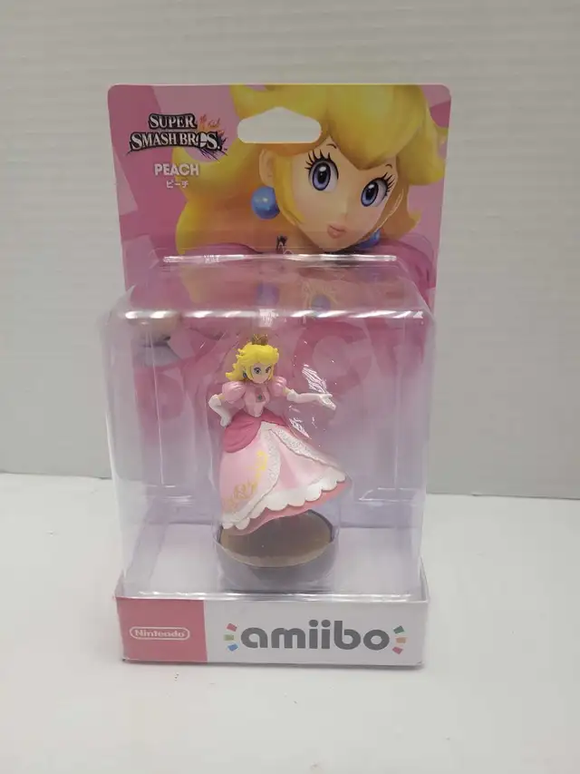 Amiibo Princess Peach Super Smah Bros Japan NEW