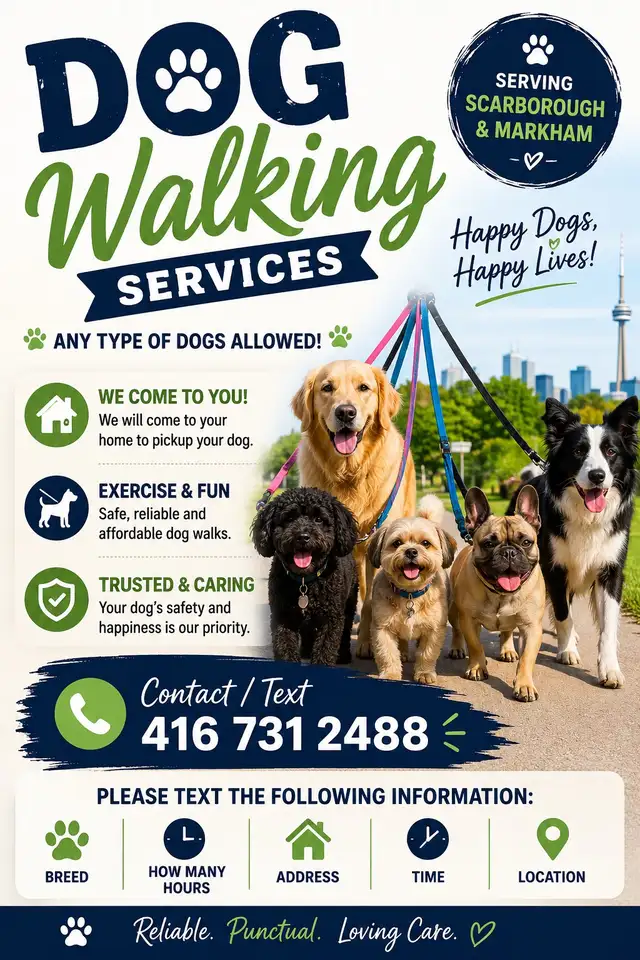 Dog walking in the East end