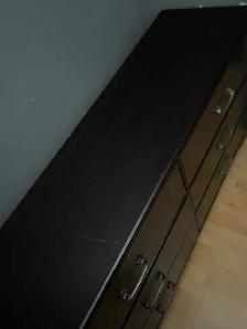 6 Drawer dresser Expresso color pewter handles$350obo - Photo 2