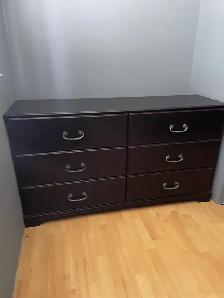 6 Drawer dresser Expresso color pewter handles$350obo - Photo 3