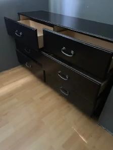 6 Drawer dresser Expresso color pewter handles$350obo - Photo 4