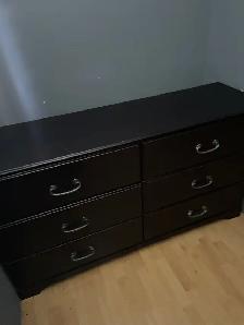 6 Drawer dresser Expresso color pewter handles$350obo - Photo 6