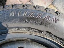 Bridgestone Blizzak WS90/Winter Warrior 205 55 R16 Tires & Rims - Photo 3