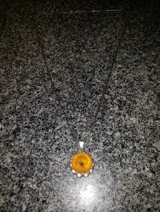 Chaîne et pendentif en Argent 925 /24p