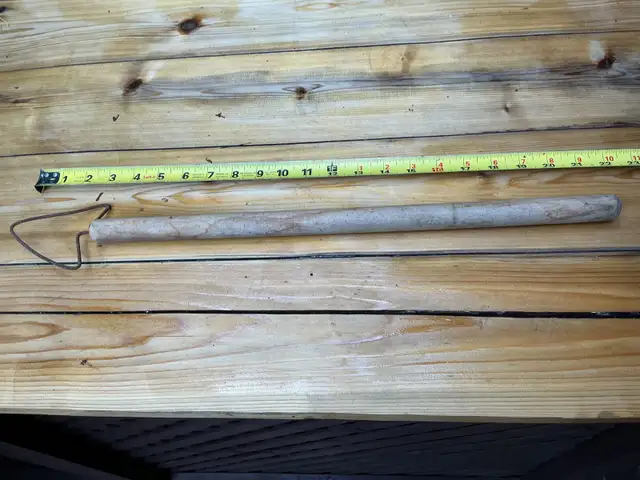 Antique Wooden Handle Rug Beater !