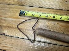 Antique Wooden Handle Rug Beater ! - Photo 3