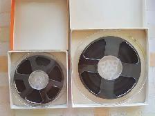 10" used studio grade Polyline USA plastic reels with ¼" tape - Photo 4