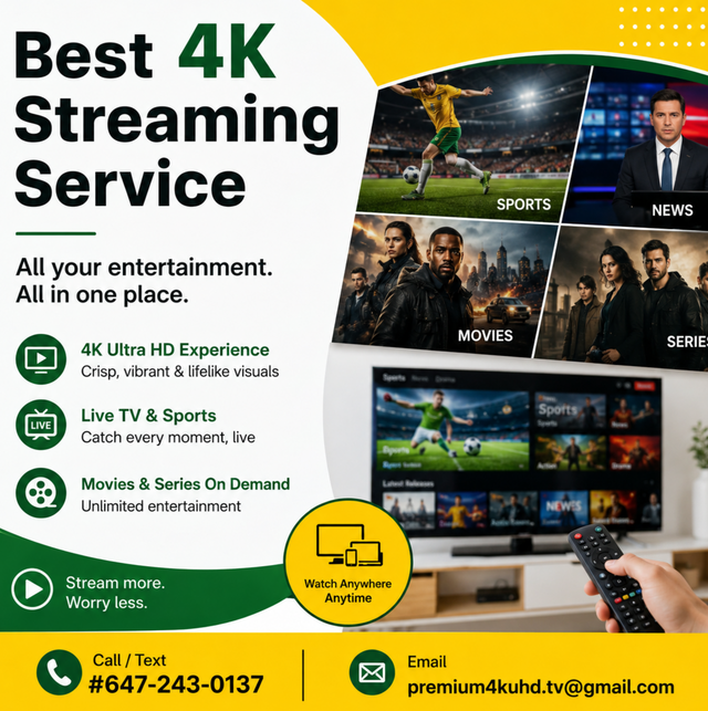 latest 4k tv channels update