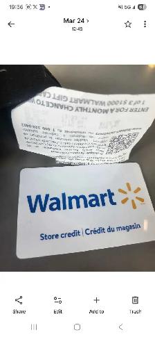 Walmart gift card - Photo 3