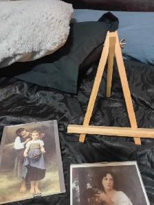 Wood Easel with glass frams - Photo 2