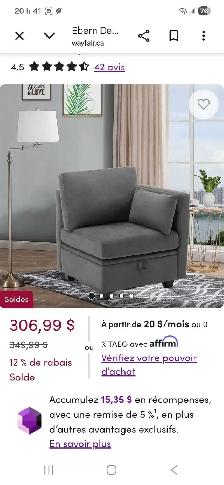Fauteuil et repose-pied. 1 an (2025). - Photo 3