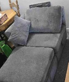 Fauteuil et repose pied