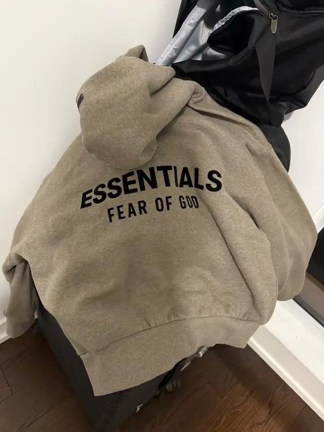 selling Fear of God Hoodie only $120, never worn