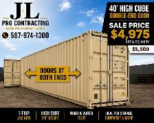 40ft two door seacan shipping container