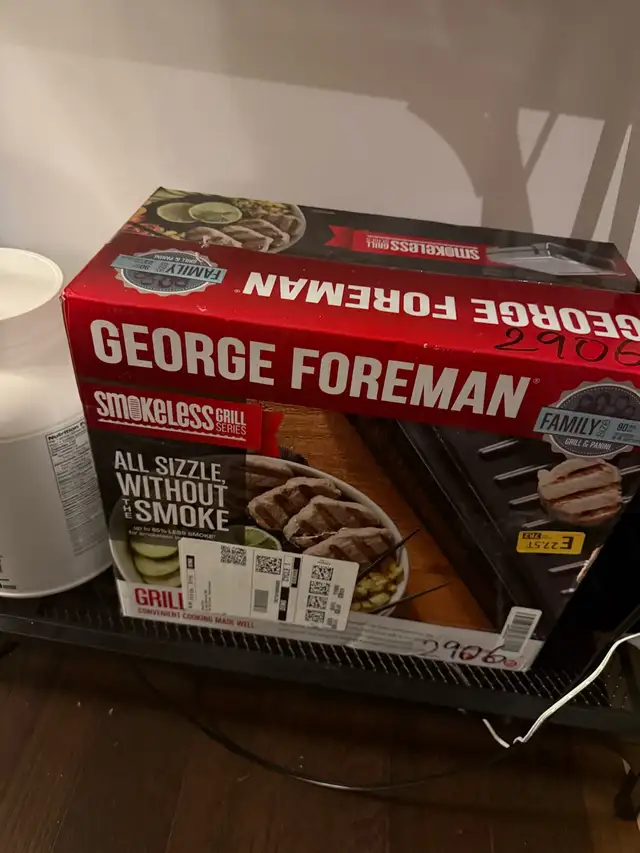 selling brand new George Foreman grill, $80
