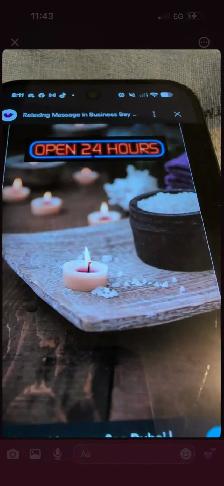Dream Massage, Open 24 hours.