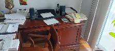 BUREAU STYLE MINISTRE  et 3 chaises - Photo 3