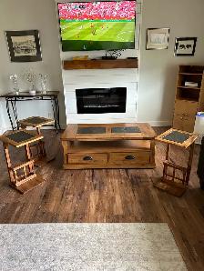 Living Room Coffee Table and End Tables