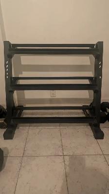 Marcy DBR-86 3-Tier Dumbbell Rack – Heavy Duty