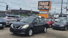 2012 Nissan Versa SV, MANUAL, SEDAN, GREAT ON FUEL, CERTIFIED
