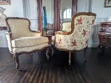 Antique Style French Bergere Chairs - Photo 5