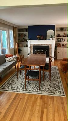 Mid century TEAK TECK. Ensemble salle à manger / GRANDE Table - Photo 2