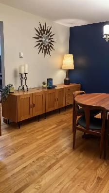 Mid century MODULAR TECK TEAK Buffet, console table, bar, bahut - Photo 7