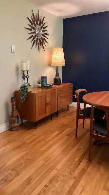 Mid century MODULAR TECK TEAK Buffet, console table, bar, bahut - Photo 10